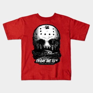 Friday the 13th movie poster Kids T-Shirt